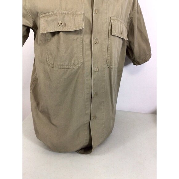 David Brandon Vintage Safari Shirt Mens Large - Picture 7 of 7